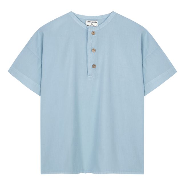 Organic Cotton Kurta Shirt | Light blue