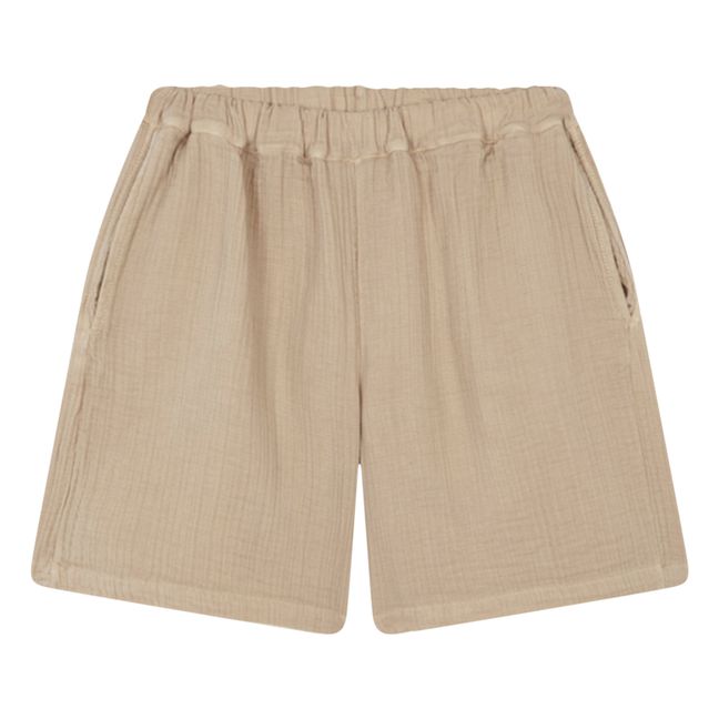 Organic Cotton Shorts | Beige