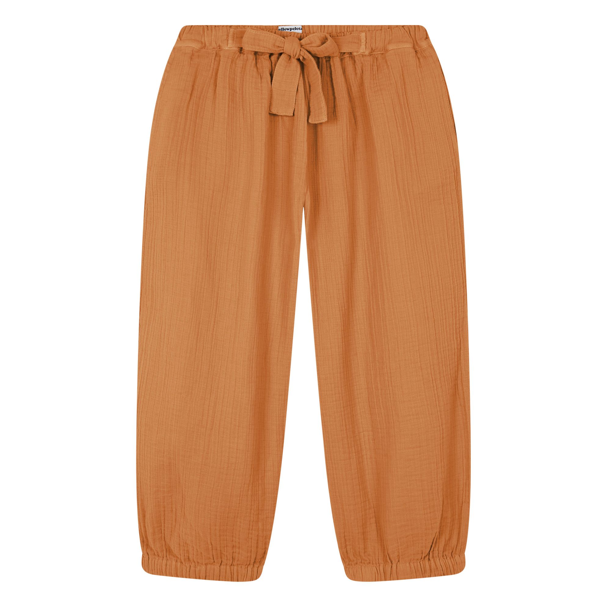 Pantalón de algodón orgánico Rag Naranja- Imagen del producto n°0