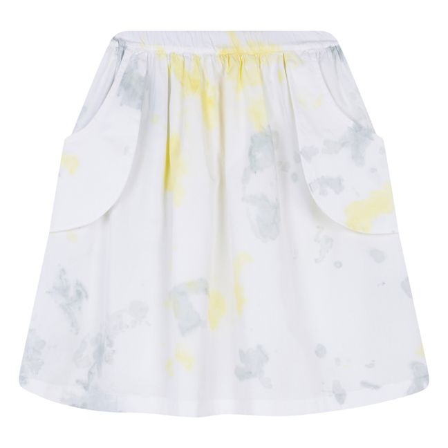 Organic Cotton Tie-Dye Skirt | Yellow