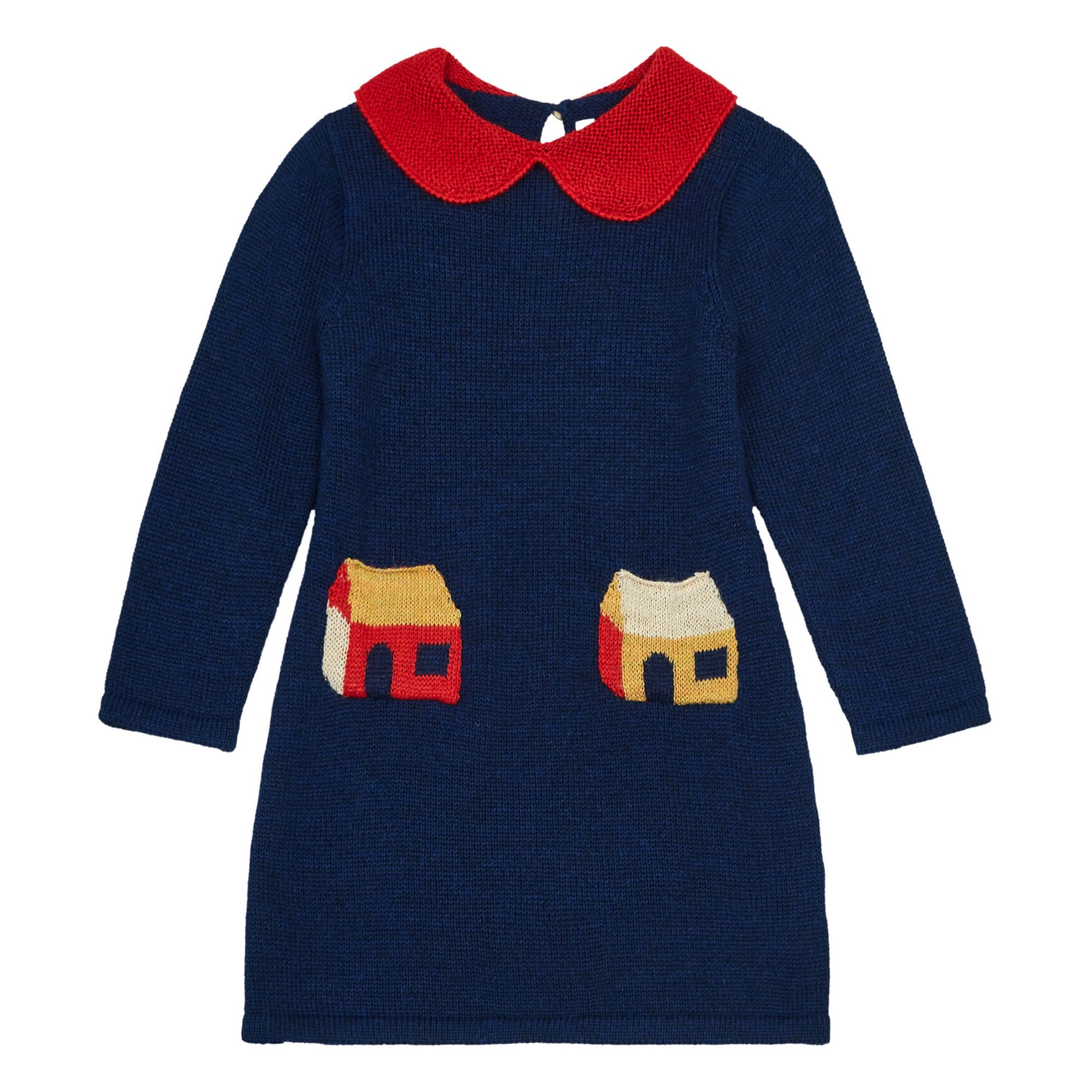 Robe Maison Baby Alpaca Bleu marine- Image produit n°0