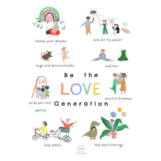 Be the Love Generation Poster - EN