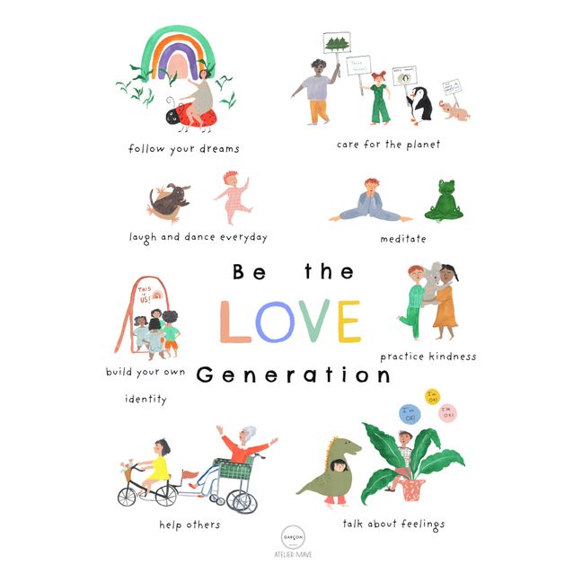 Affiche Be the Love Generation - EN