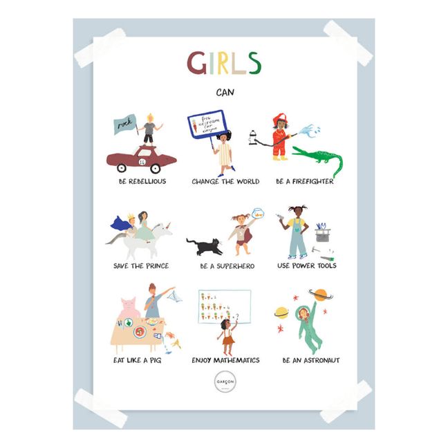Poster Girls Can… in lingua inglese