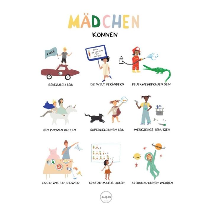 Affiche Madchen Können… DE- Image produit n°0
