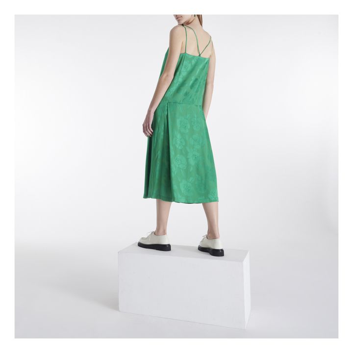 Rachel Comey - Halstatt Jacquard Flower Dress - Green | Smallable