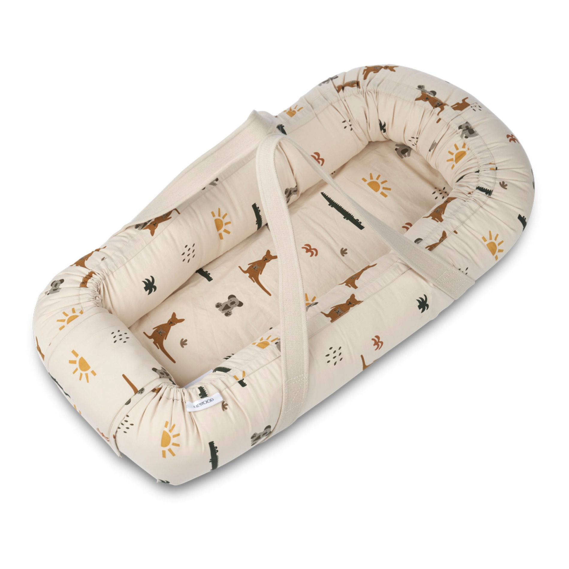 Liewood - Couffin Gro souple en coton bio | Sable