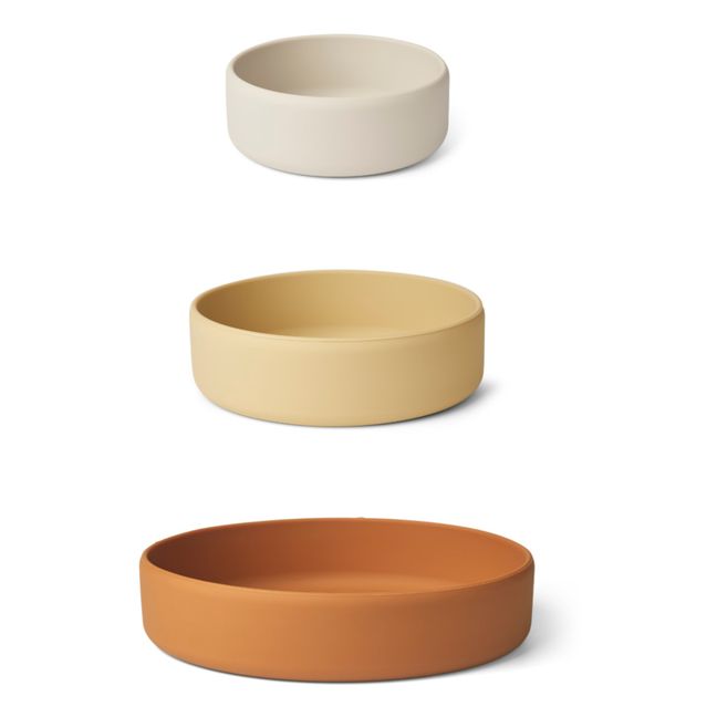 Audrey Silicone Bowls - Set of 3 | Yellow