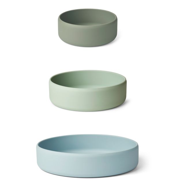 Audrey Silicone Bowls - Set of 3 | Verde