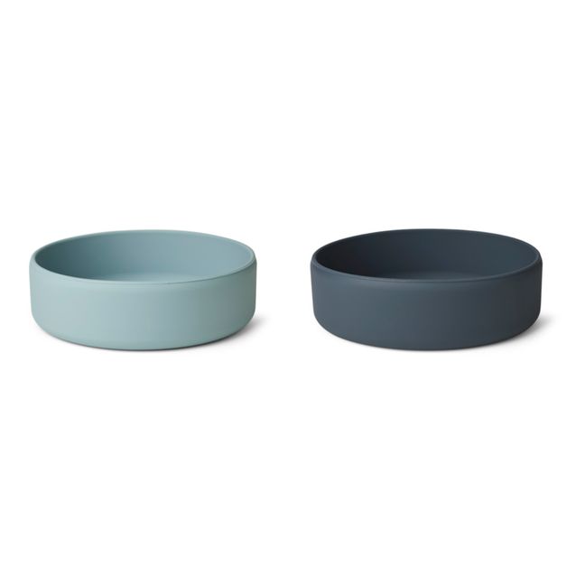 Damina Silicone Bowls - Set of 2 | Blue