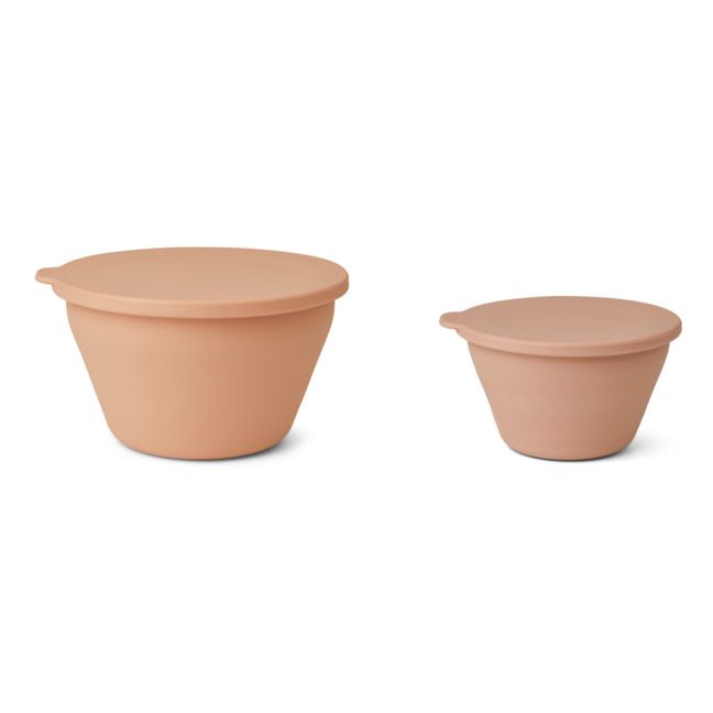 Dale Silicone Foldable Storage Bowls - Set of 2 | Pink