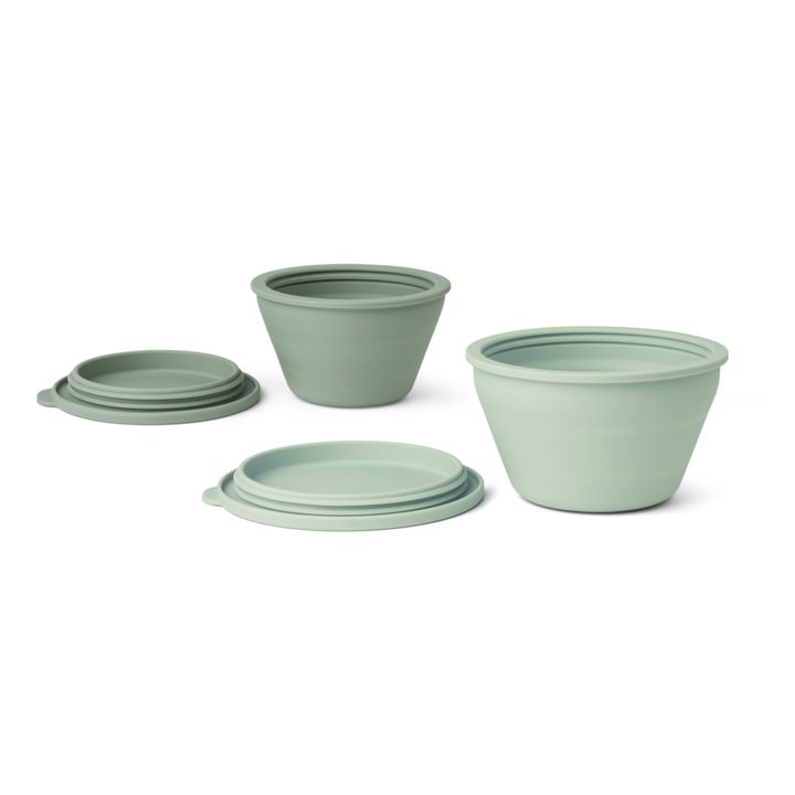 Dale Silicone Foldable Storage Bowls - Set of 2 | Verde chiaro- Immagine del prodotto n°1
