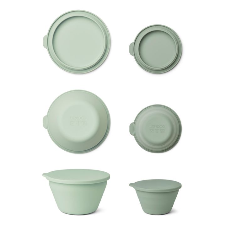 Dale Silicone Foldable Storage Bowls - Set of 2 | Verde chiaro- Immagine del prodotto n°3