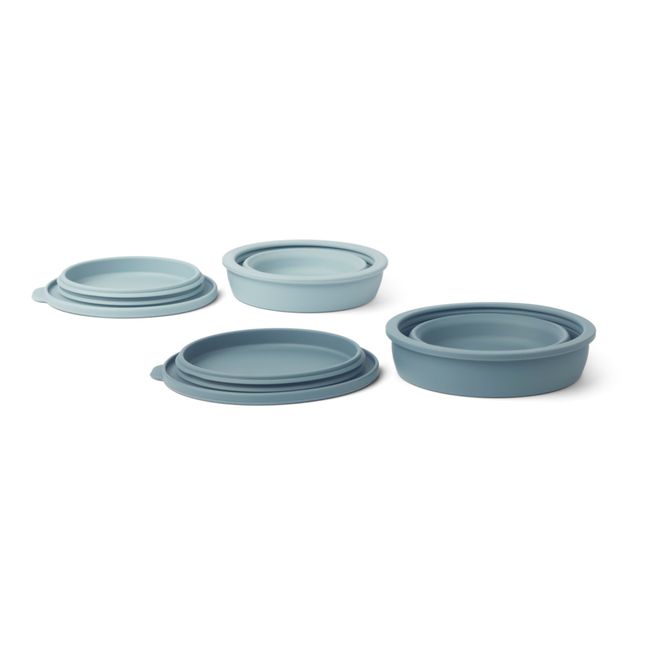 Dale Silicone Foldable Storage Bowls - Set of 2 | Blau