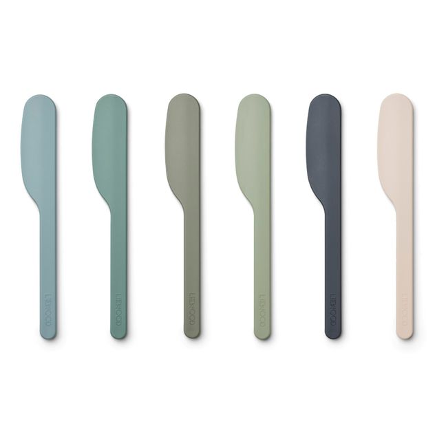 Messer Davis aus PLA - 6er-Set  | Blau