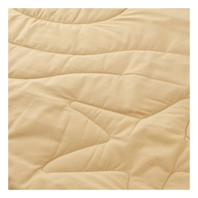 Lyla Quilted Blanket | Pale yellow