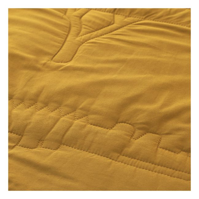 Lyla Quilted Blanket Caramello