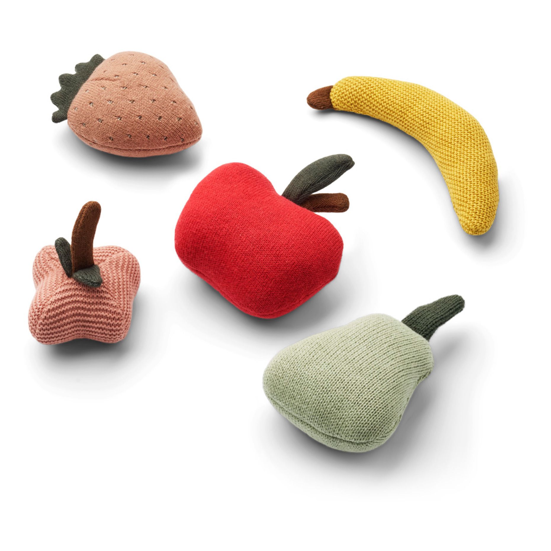 Fruits Lisa en coton bio-set de 5- Image produit n°1