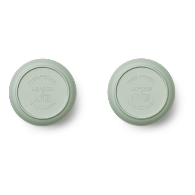 Bicchieri Stine, in PLA - Set di 2 | Verde chiaro