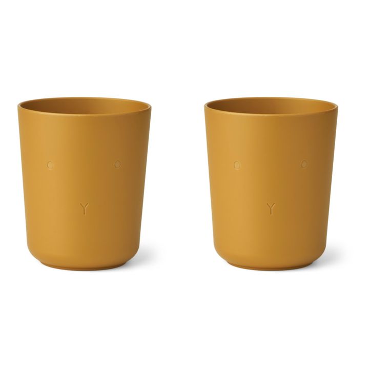 Becher Stine aus PLA - 2er Set | Karamel- Produktbild Nr. 0