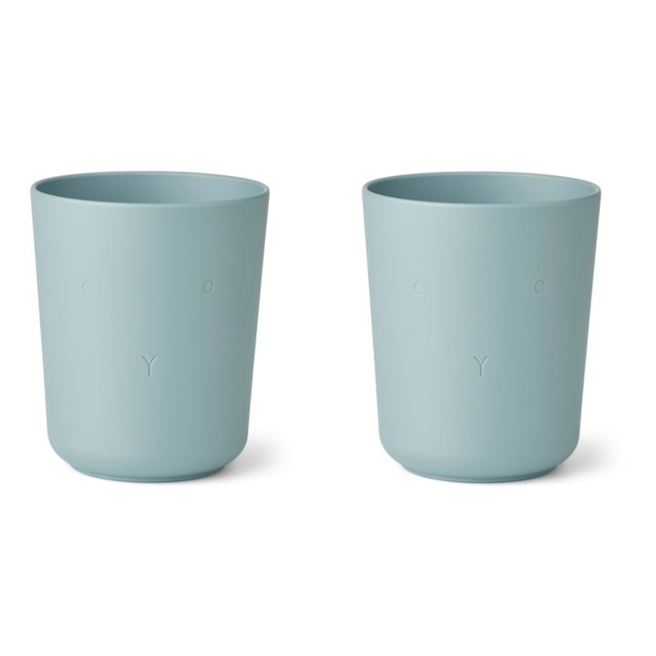 Gobelets Stine en PLA-set de 2 | Bleu- Image produit n°0