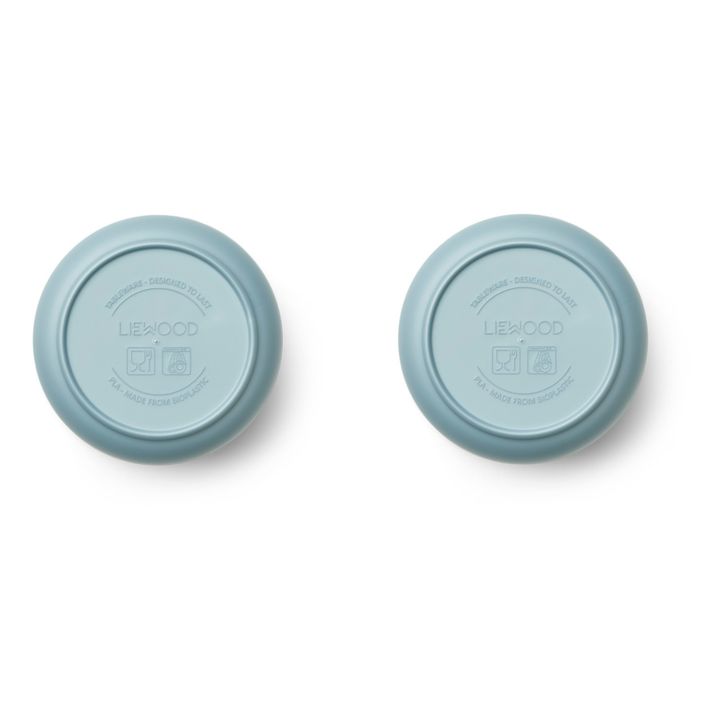 Becher Stine aus PLA - 2er Set | Blau- Produktbild Nr. 1