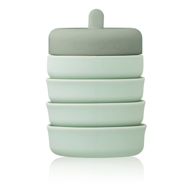 Gourde pliable Wilson en silicone | Vert pâle