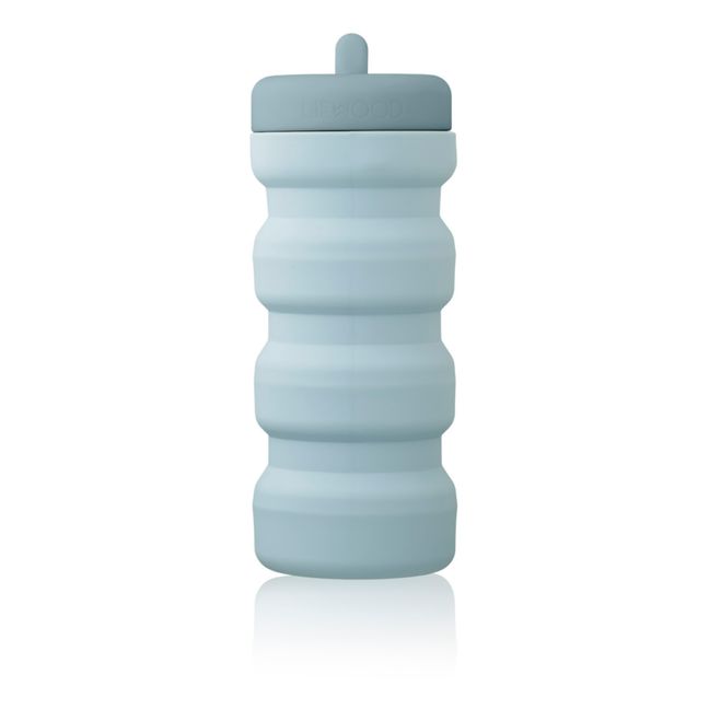 Gourde pliable Wilson en silicone | Bleu