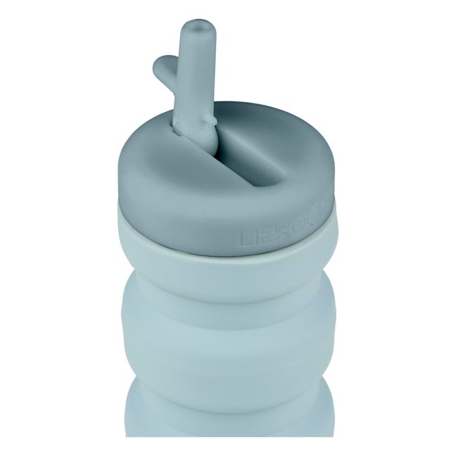Gourde pliable Wilson en silicone | Bleu