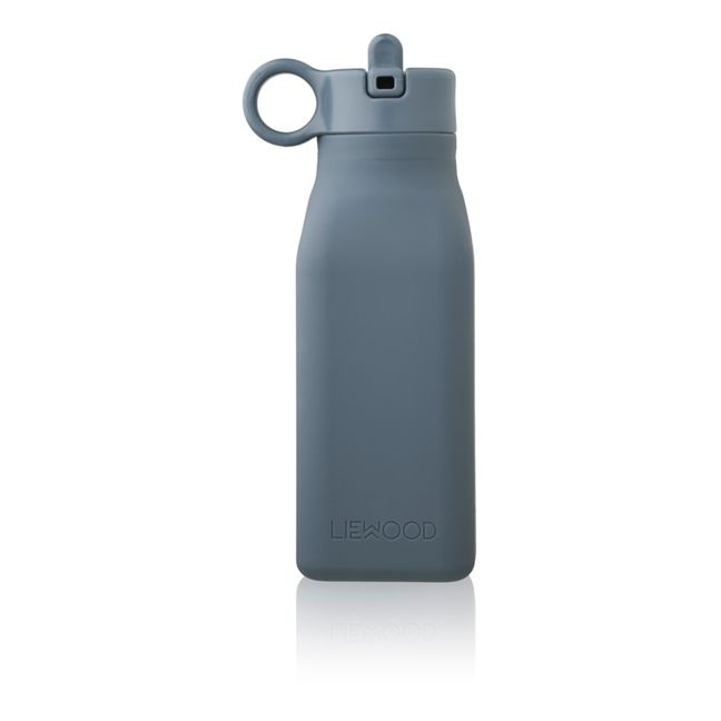 Warren Silicone Water Bottle Grey blue
