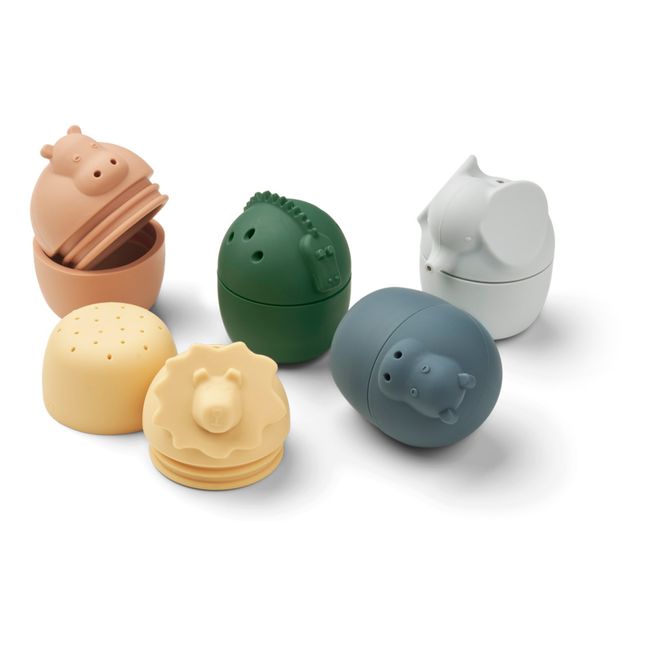 Gaby Silicone Bath Toys - Set of 5 Blasses Gelb