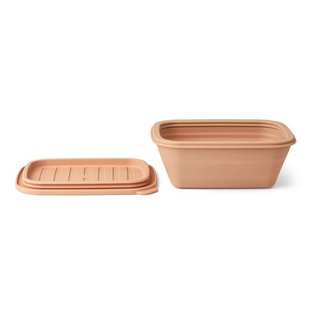 Lunch-box pliable Franklin en silicone | Rose