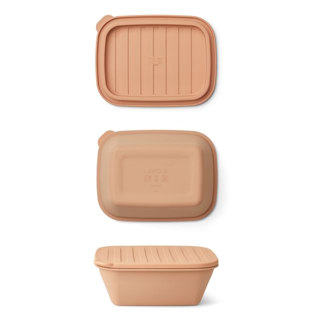 Lunch-box pliable Franklin en silicone | Rose