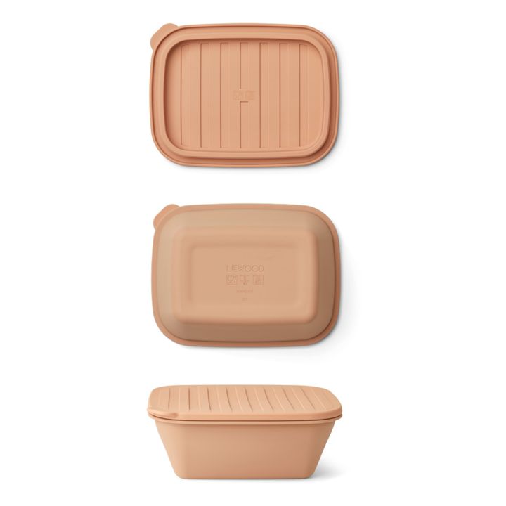 Faltbare Lunch-Box Franklin aus Silikon | Rosa- Produktbild Nr. 3