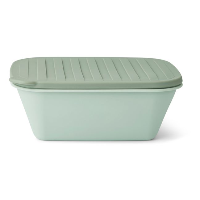 Faltbare Lunch-Box Franklin aus Silikon Blasses Grün