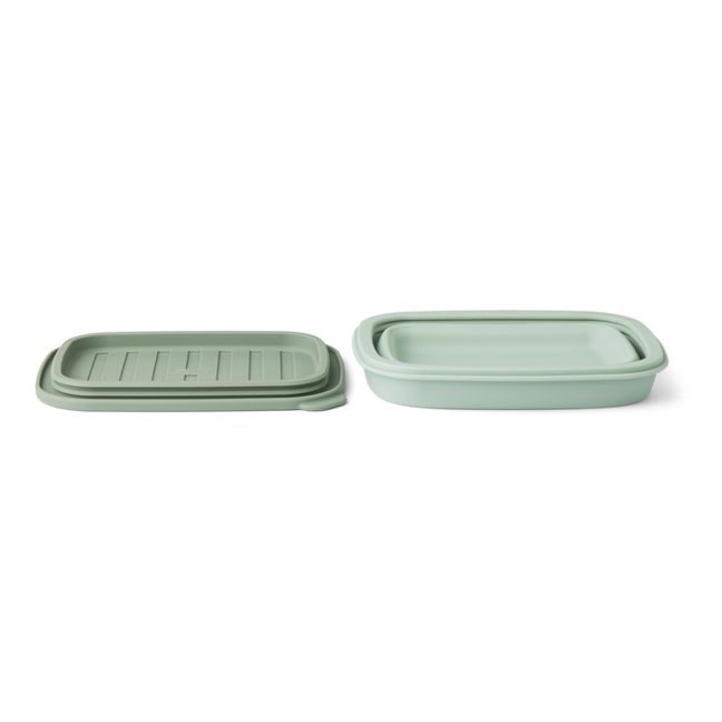 Lunch-box pliable Franklin en silicone Vert pâle