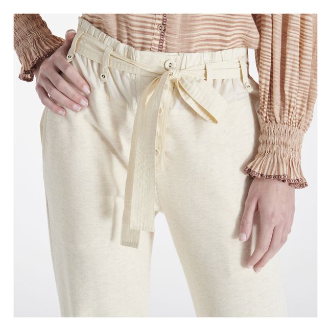 Pantalón jogger Payton | Beige chiné