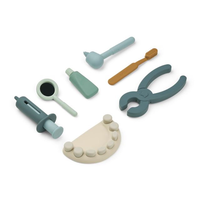 Set pour le dentiste Frank en silicone | Bleu