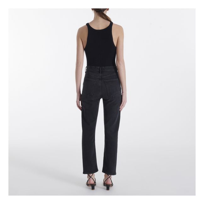 Riley Organic Cropped Cotton Jeans  | Panoramic