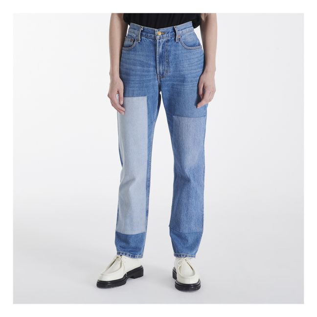 Arts High-Waisted Straight Leg Jeans | Reese Vintage / Patchwork