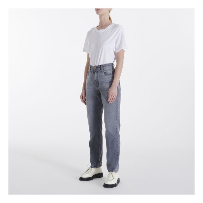 Arts High-Waisted Straight Leg Jeans | Tracing Grey
