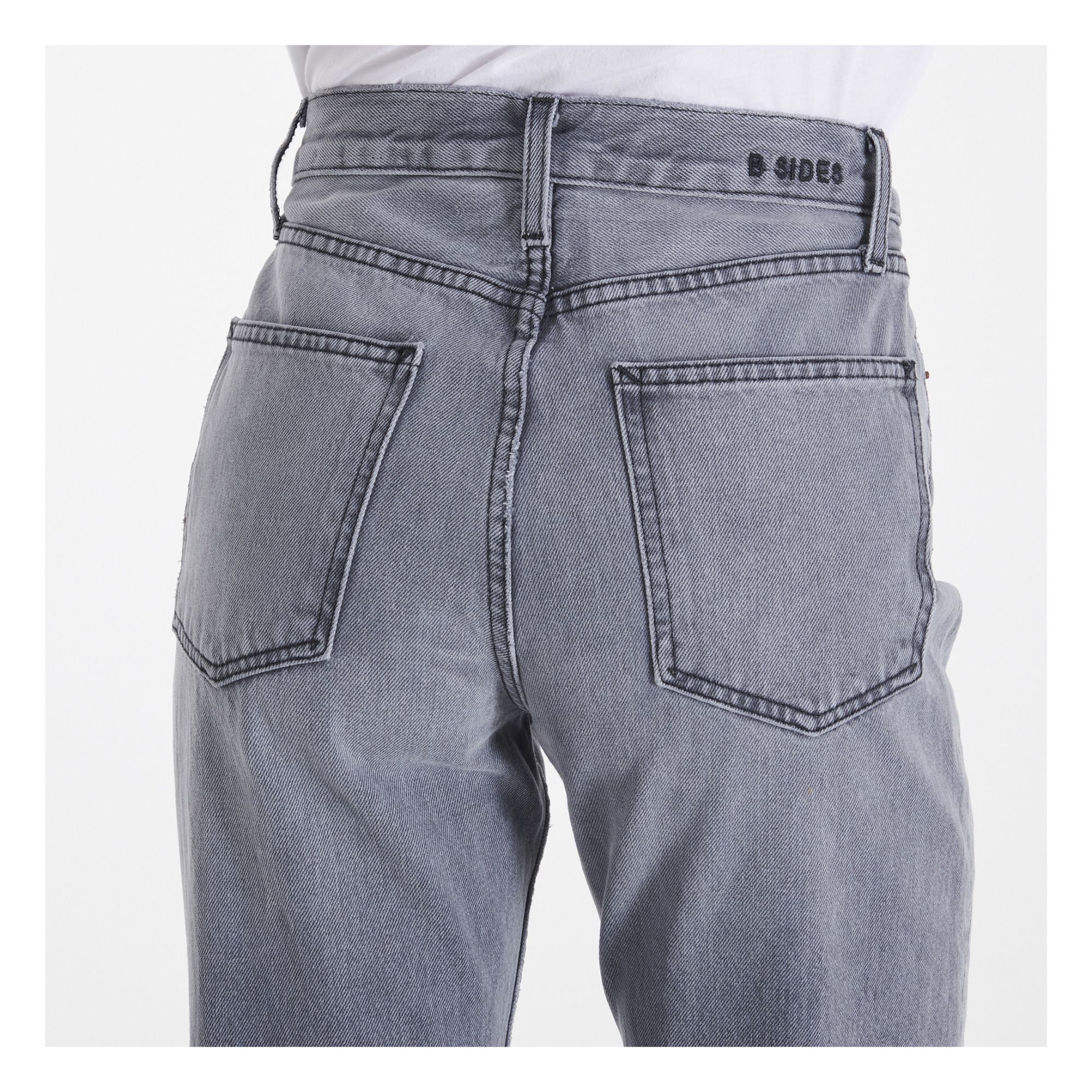 Arts High-Waisted Straight Leg Jeans Tracing Grey- Imagen del producto n°3