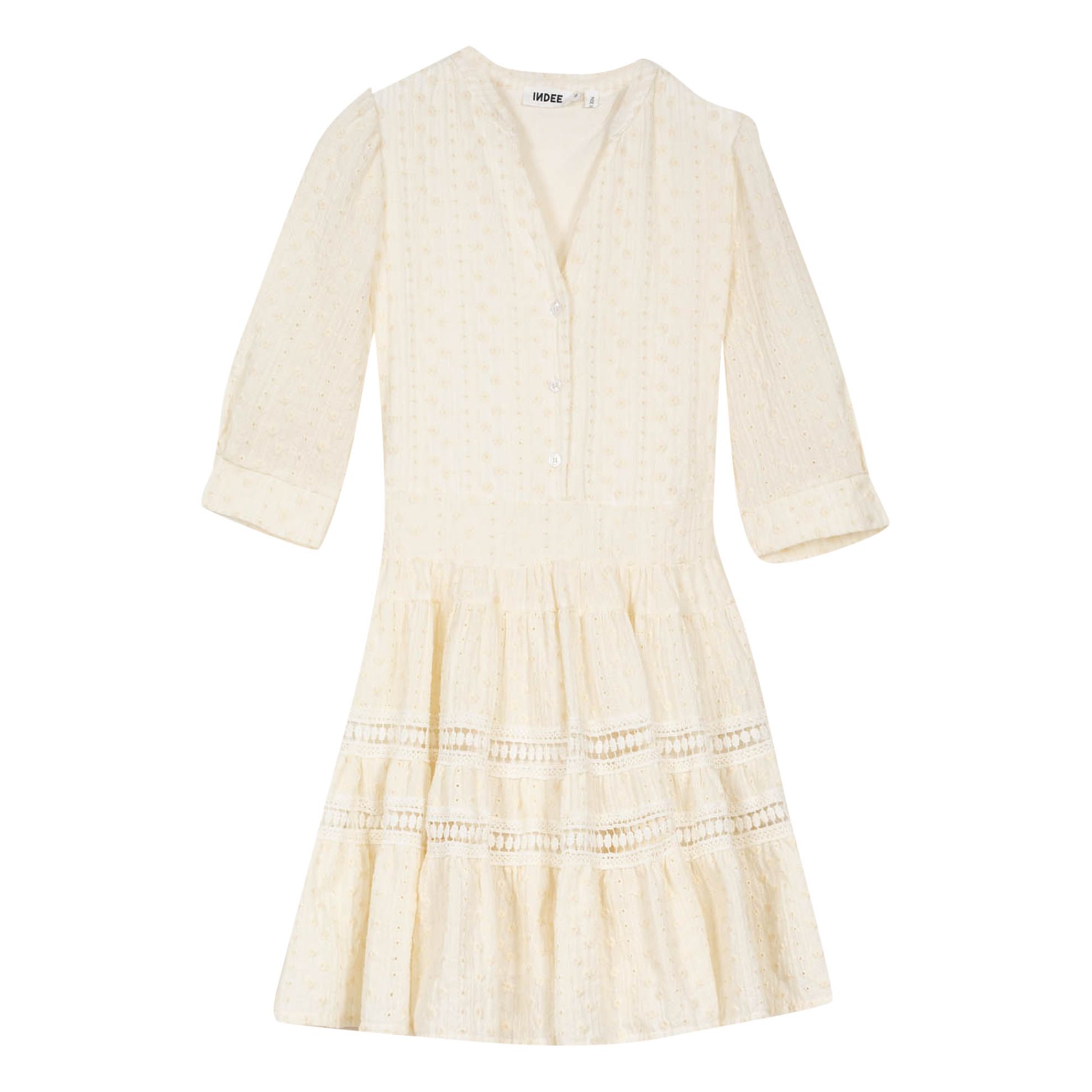Indee - Robe Lorient - Fille - Ecru
