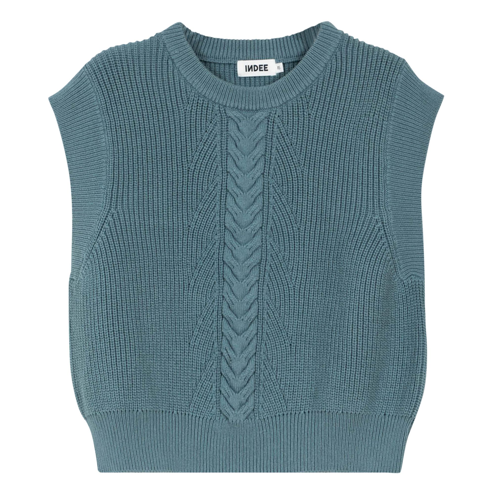 Indee - Gilet Sans Manches Lana - Fille - Bleu gris