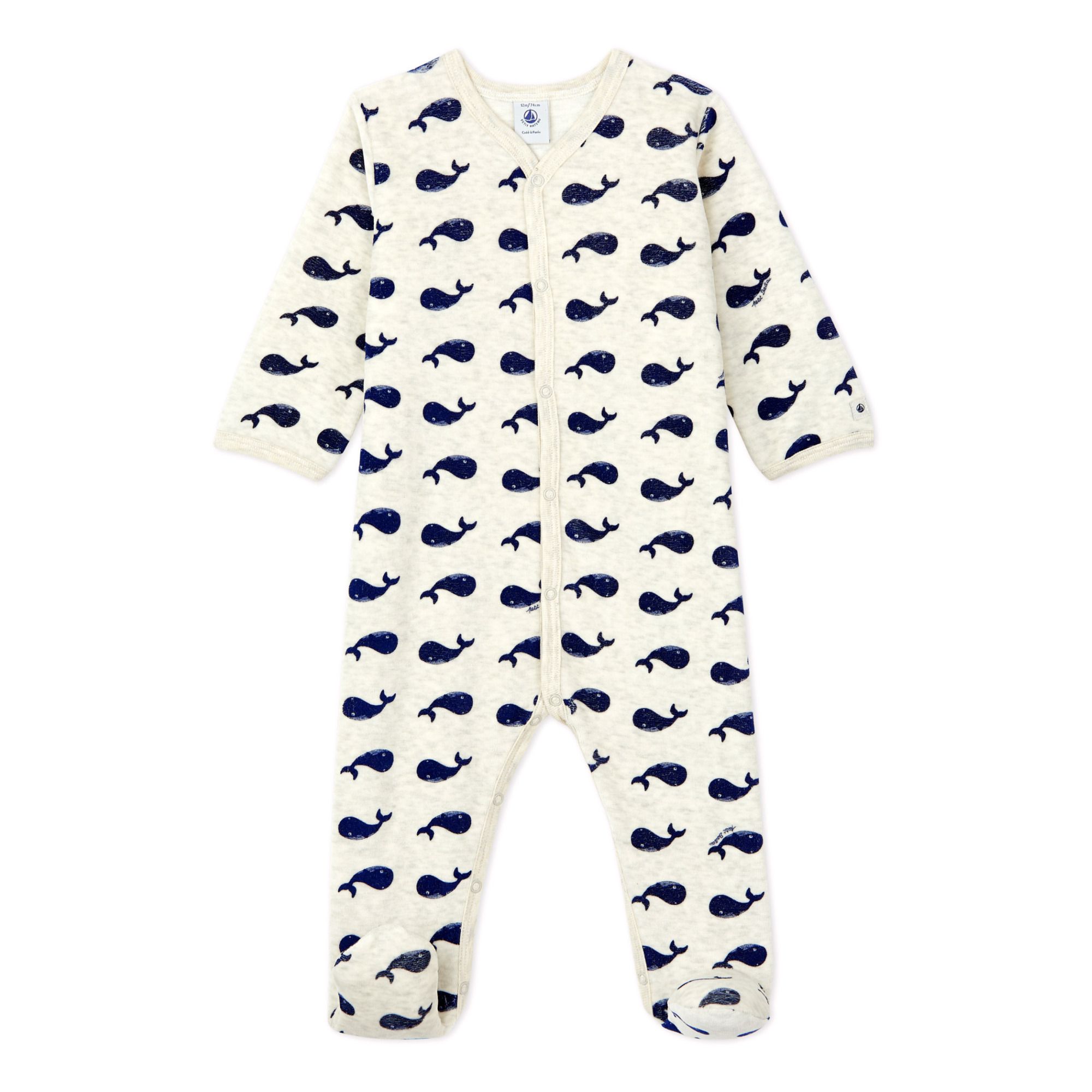 Pyjama Bicho Bleu marine Petit Bateau Mode Bébé