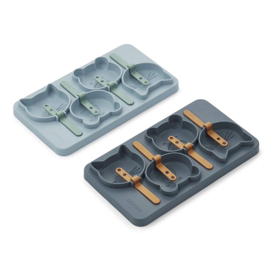 Liewood - Moule à glace Manfred en silicone - Bleu gris