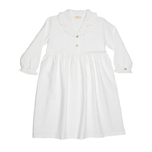 Kleid Bio-Baumwolle | Weiß