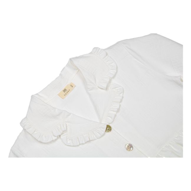 Vestido de algodón ecológico | Blanco