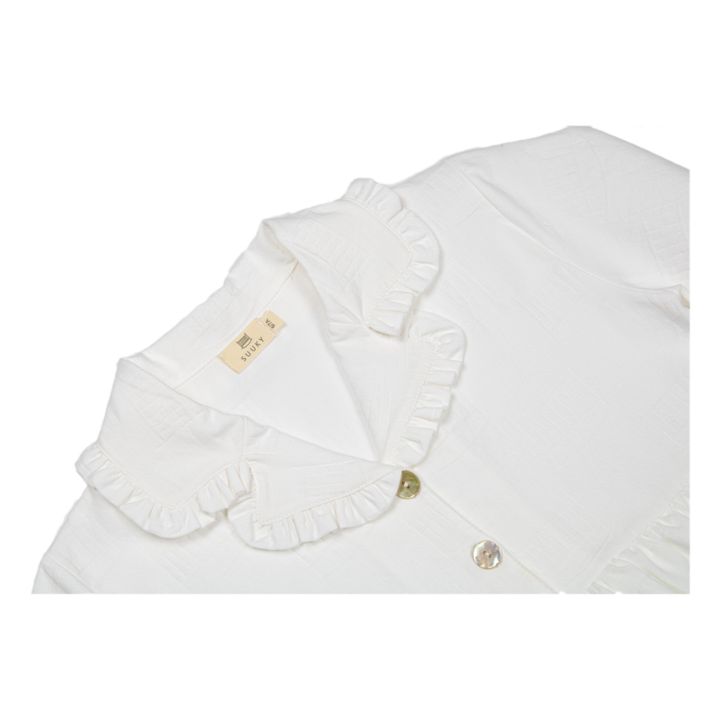 Kleid Bio-Baumwolle | Weiß- Produktbild Nr. 3
