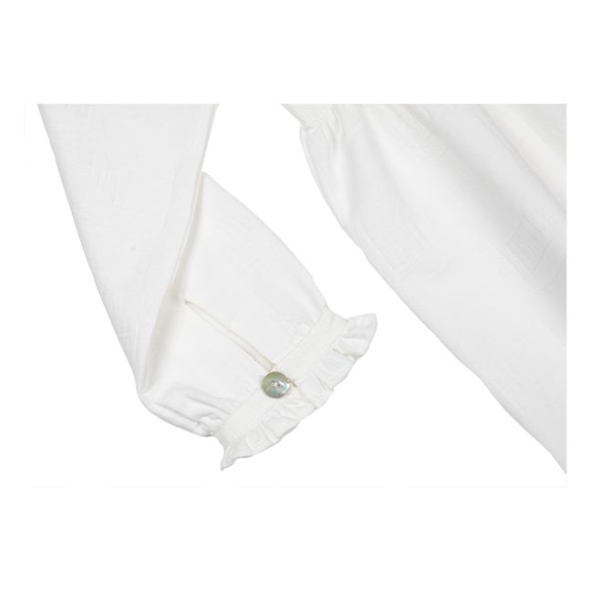 Vestido de algodón ecológico | Blanco